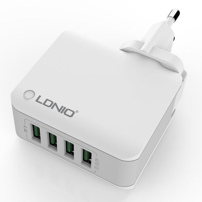 LDNIO A4403 4.4A 4 x USB Ports Smart Travel Charger, EU Plug, SAS5293AU, SAS5293EU, SAS5293UK, SAS5293US