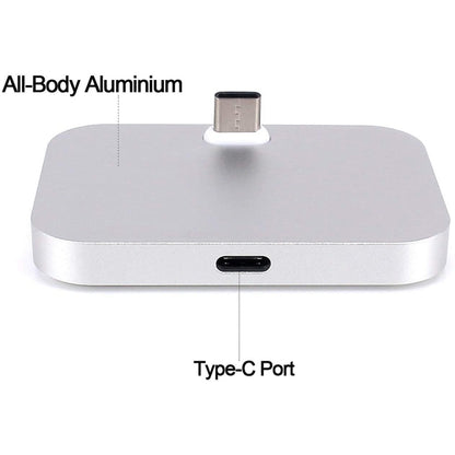 USB-C / Type-C Aluminum Alloy Desktop Station Dock Charger, 1