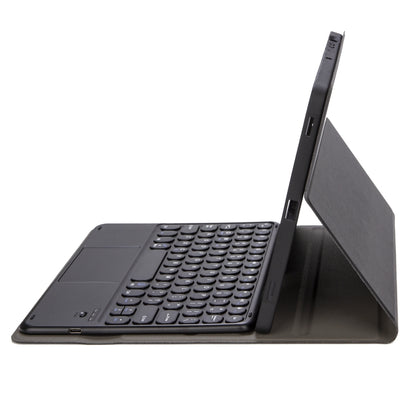 For iPad 11 2025 / 10th Gen 10.9 2022 YA10B-A Lambskin Texture Bluetooth Touch Keyboard Leather Tablet Case with Pen Slot, YA10B-A