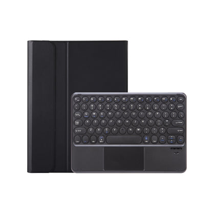 For iPad 11 2025 / 10th Gen 10.9 2022 YA10B-A Lambskin Texture Bluetooth Touch Keyboard Leather Tablet Case with Pen Slot, YA10B-A