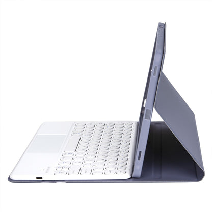 For iPad 11 2025 / 10th Gen 10.9 2022 YA10B-A Lambskin Texture Bluetooth Touch Keyboard Leather Tablet Case with Pen Slot, YA10B-A