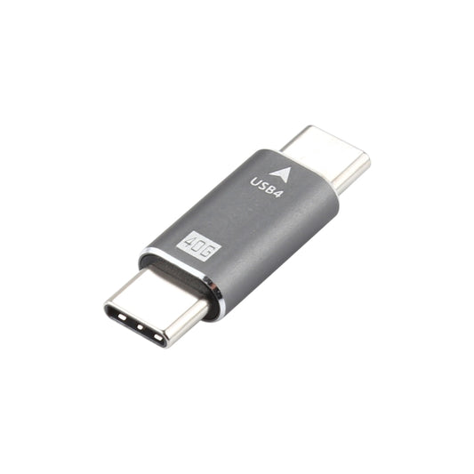 USB-C / Type-C 4.0 Male to Male Plug Converter 40Gbps Data Sync Adapter, Type-C Male to Type-C Male