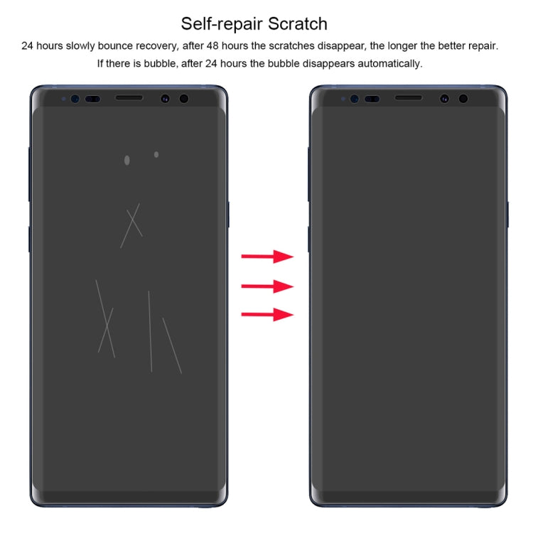 ENKAY Hat-Prince 0.1mm 3D Full Screen Protector Explosion-proof Hydrogel Film for Galaxy Note 9, TPU+TPE+PET Material, Galaxy Note 9
