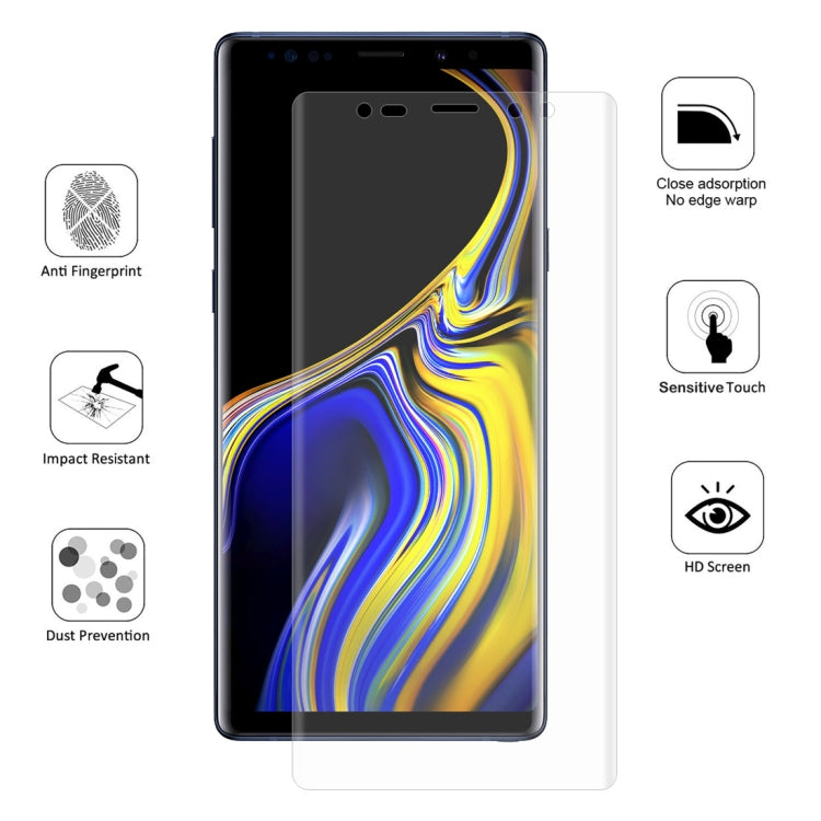 ENKAY Hat-Prince 0.1mm 3D Full Screen Protector Explosion-proof Hydrogel Film for Galaxy Note 9, TPU+TPE+PET Material, Galaxy Note 9