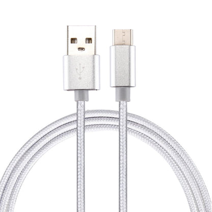 Knit Texture USB to USB-C / Type-C Data Sync Charging Cable, Cable Length: 2m, 3A Output