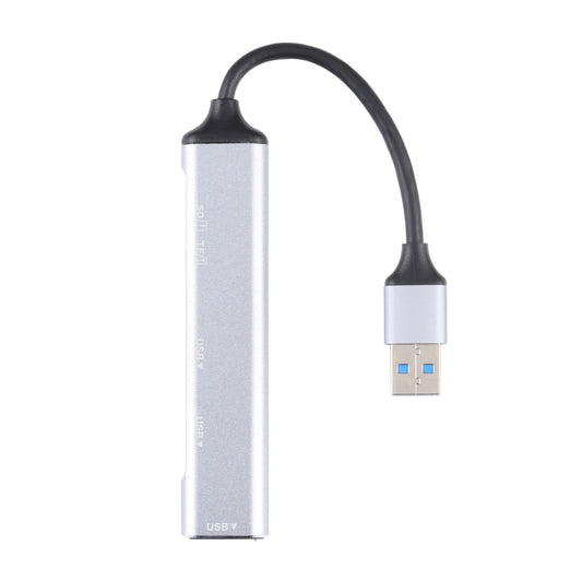 5 in 1 USB 3.0 to SD / TF Card Slot + 3 USB 3.0 Ports Multifunctional Docking Station HUB, USB 3.0