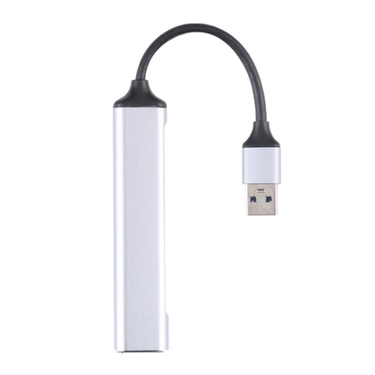 5 in 1 USB 3.0 to SD / TF Card Slot + 3 USB 3.0 Ports Multifunctional Docking Station HUB, USB 3.0