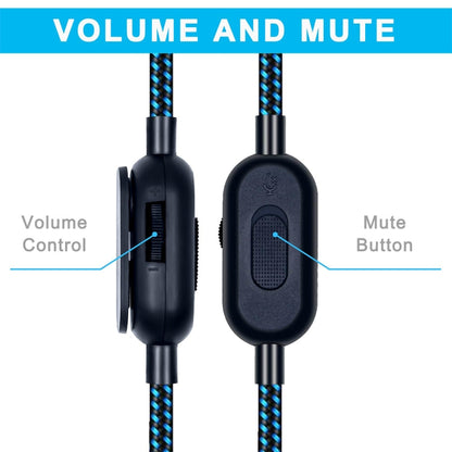 ZS0162 Wired Control Version Gaming Headset Audio Cable for Logitech Astro A10 A40 A30