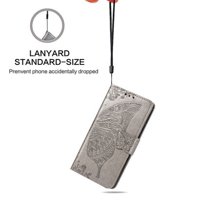 Butterfly Love Flowers Embossing Horizontal Flip Leather Case for Galaxy S10, with Holder & Card Slots & Wallet & Lanyard, For Galaxy S10