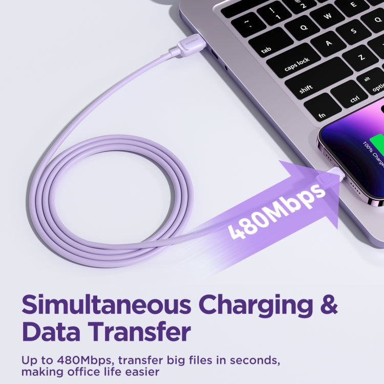 JOYROOM S-AL012A14 Multi-Color Series 2.4A USB to 8 Pin Fast Charging Data Cable, Length:1.2m, USB to 8 Pin