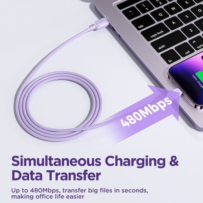 JOYROOM S-AL012A14 Multi-Color Series 2.4A USB to 8 Pin Fast Charging Data Cable, Length:1.2m, USB to 8 Pin
