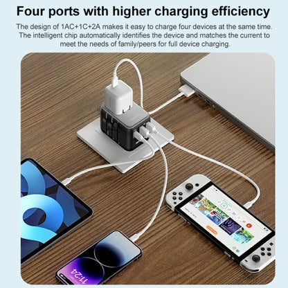MOMAX UA11 1-World 20W PD Global Travel Fast Charger Power Adapter, UA11 (Black)