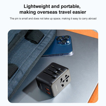MOMAX UA11 1-World 20W PD Global Travel Fast Charger Power Adapter, UA11 (Black)