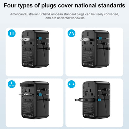 MOMAX UA11 1-World 20W PD Global Travel Fast Charger Power Adapter, UA11 (Black)