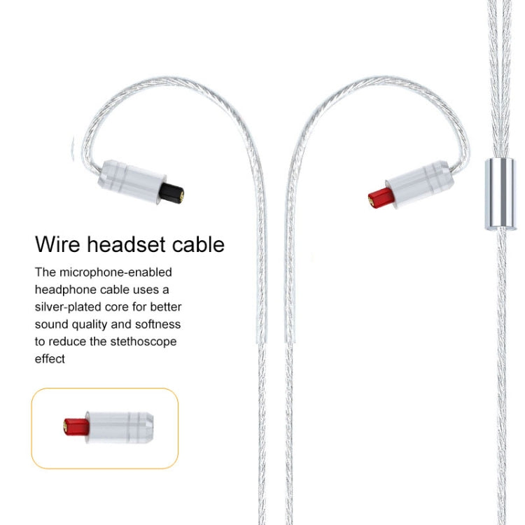 Iron Triangle IM Series Plug Silver-plated Headphone Wire with Mic