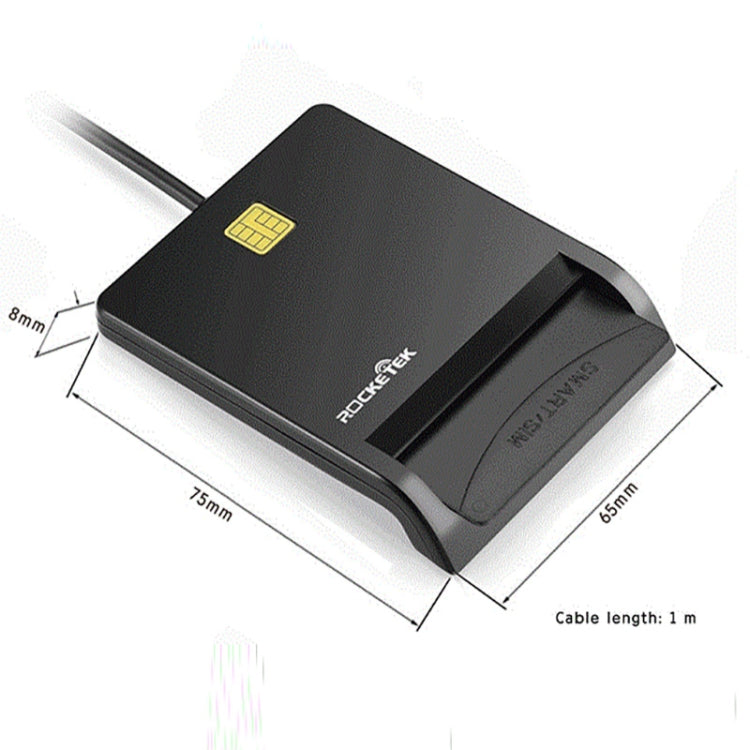 Lecteur de carte à puce ROCKETEK SCR1-C CAC ID SIM, SCR1-C