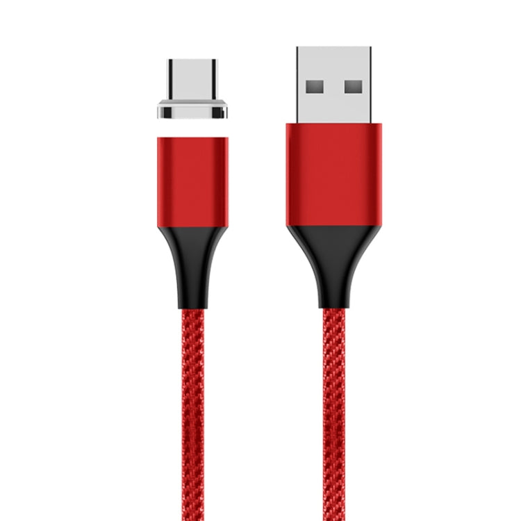 M11 5A USB to USB-C / Type-C Nylon Braided Magnetic Data Cable, Cable Length: 1m, USB-C / Type-C