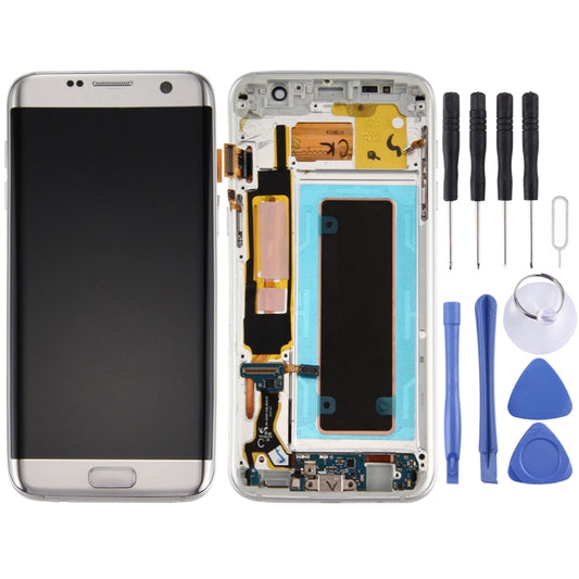 Écran LCD et numériseur d'origine avec châssis, port de charge, boutons de volume et d'alimentation pour Galaxy S7 Edge / G935F, Samsung Galaxy S7 Edge / G935F, Galaxy S7 Edge / G935F (châssis), Galaxy S7 Edge / G935F