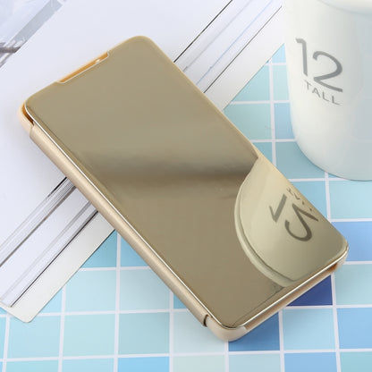 Étui en cuir PU électroplaqué à rabat horizontal miroir pour Galaxy S10, avec support, Pour Galaxy S10