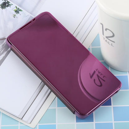 Étui en cuir PU électroplaqué à rabat horizontal miroir pour Galaxy S10, avec support, Pour Galaxy S10