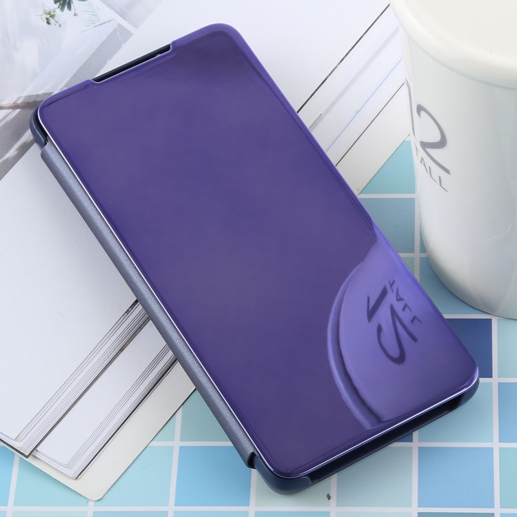 Étui en cuir PU électroplaqué à rabat horizontal miroir pour Galaxy S10, avec support, Pour Galaxy S10