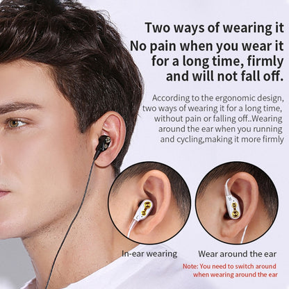 QKZ CK8 HiFi In-ear Four Unit Sports Music Headphones