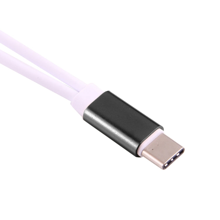 Adaptador de audio USB-C/Tipo-C macho a 3,5 mm hembra y Tipo-C hembra