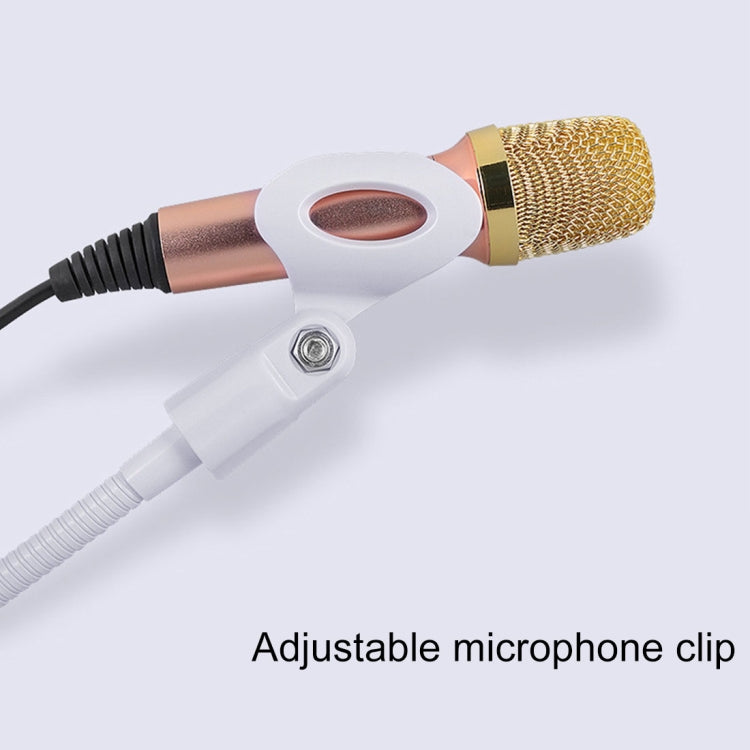 for Studio Recording, Live Broadcast, Live Show, KTV, etc., Microphone Clip+Phone Holder（Black）, Microphone Clip+Phone Holder（White）