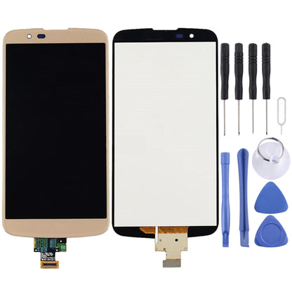 LCD Screen and Digitizer Full Assembly for LG K10 Lte / K10 2016 / K410 / K420 / K420N / K430 / K430DS / K430DSF / K430DSY , For LG K10 LTE, For K10 LTE K430DS / K410 / K420n Gold