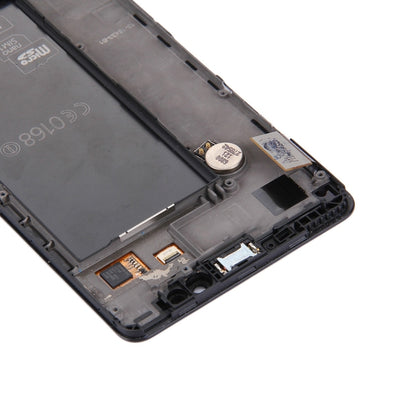 LCD Screen and Digitizer Full Assembly with Frame For Microsoft Lumia 950 , For Lumia 950 with Frame Black