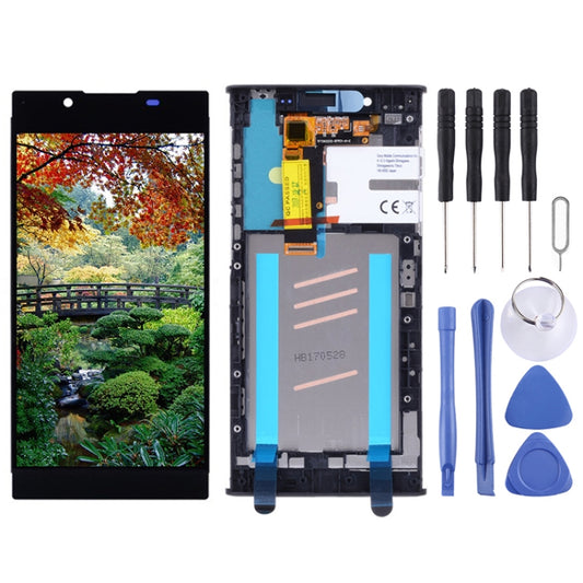 LCD-Bildschirm und Digitizer komplette Baugruppe mit Rahmen für Sony Xperia L1 G3311 G3312 G3313, Für Xperia L1 OEM