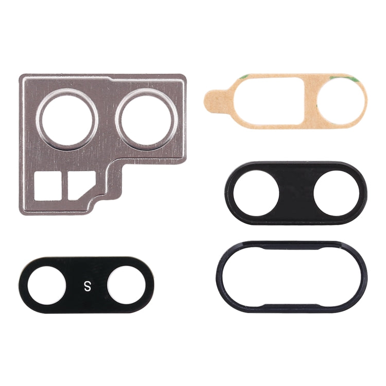 For Huawei P20 10pcs Back Camera Bezel with Lens Cover & Adhesive , For Huawei P20 with Lens