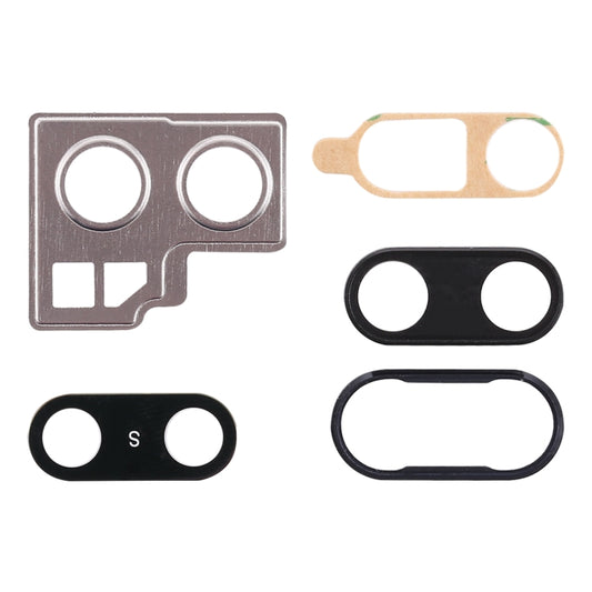 For Huawei P20 10pcs Back Camera Bezel with Lens Cover & Adhesive , For Huawei P20 with Lens