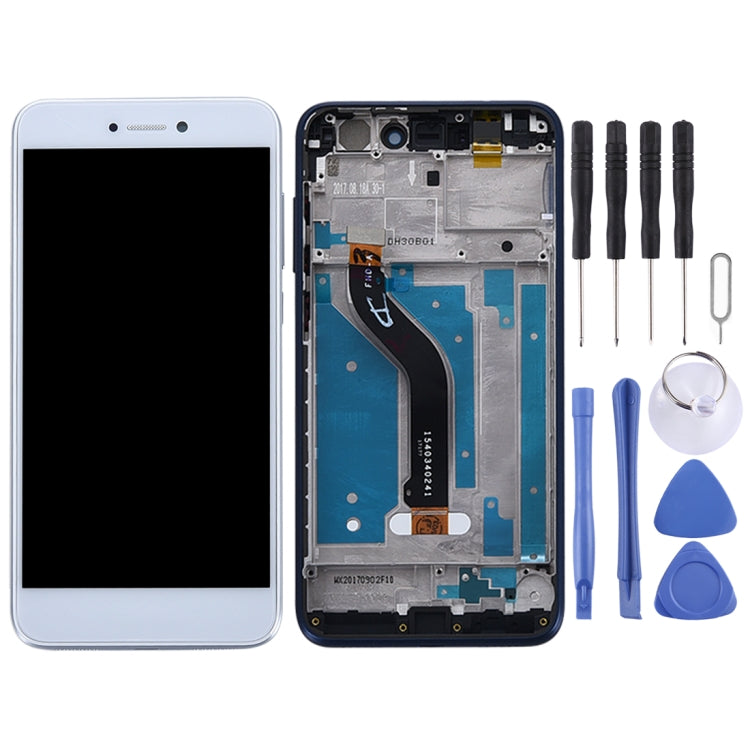 LCD Screen and Digitizer Full Assembly with Frame for Huawei P8 Lite (2017)