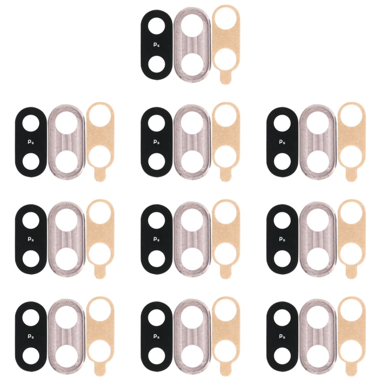 For Huawei Nova 3 10pcs Back Camera Bezel with Lens Cover & Adhesive , For Huawei Nova 3, Huawei Nova 3