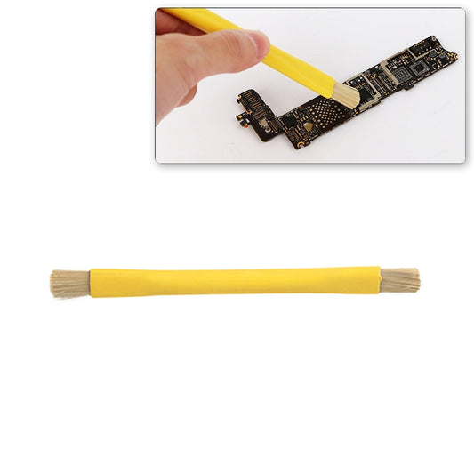 Kaisi Brosse dure de réparation BGA, brosse à double tête, brosse à poils de porc antistatique