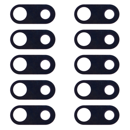 10 PCS Back Camera Lens for LG V30 H930 H933, For LG V30 (Black), For LG V30 (Silver)