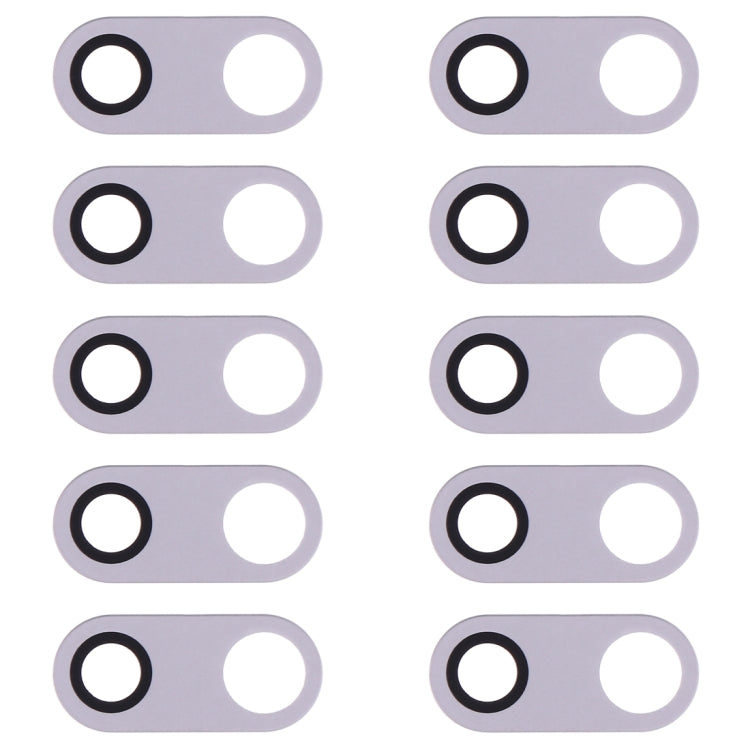 10 PCS Back Camera Lens for LG V30 H930 H933, For LG V30 (Silver), For LG V30 (Black)