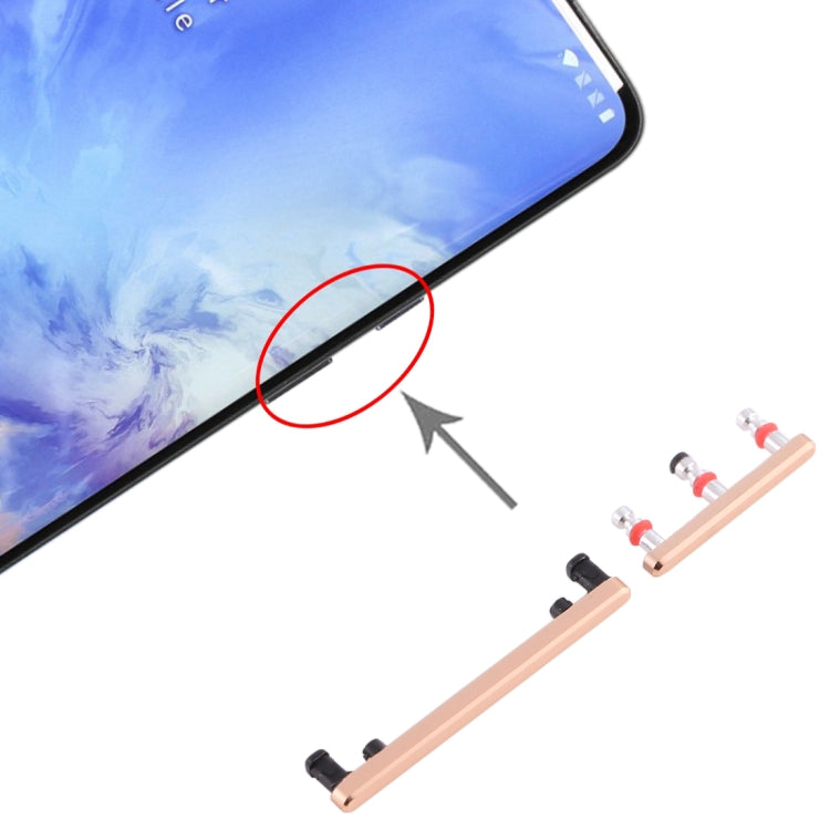Bouton d'alimentation et de contrôle du volume pour OnePlus 7 Pro, pour OnePlus 7 Pro, pour OnePlus 7 Pro (or), pour OnePlus 7 Pro (bleu)