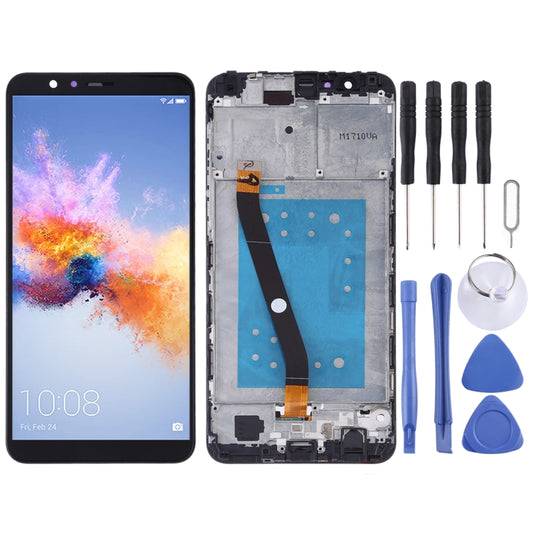 LCD-Bildschirm und Digitizer-Komplettset mit Rahmen für Huawei Honor 7X, Für Huawei Honor 7X