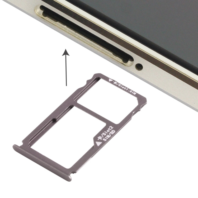 Tiroir pour carte Nano SIM et Micro SD pour Huawei Mate S