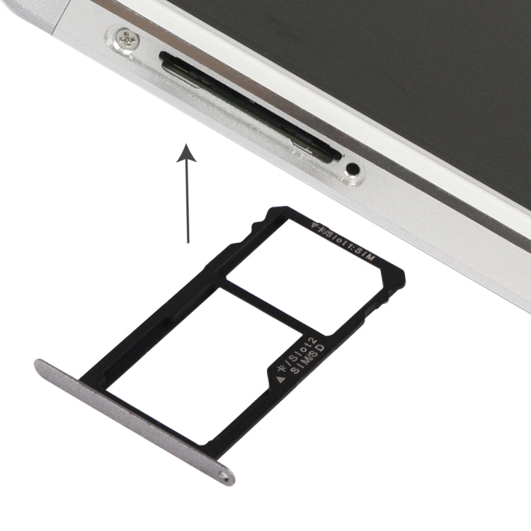 For Huawei Honor 7 Nano SIM Card Tray + Nano SIM / Micro SD Card Tray, For Huawei Honor 7, For Honor 7