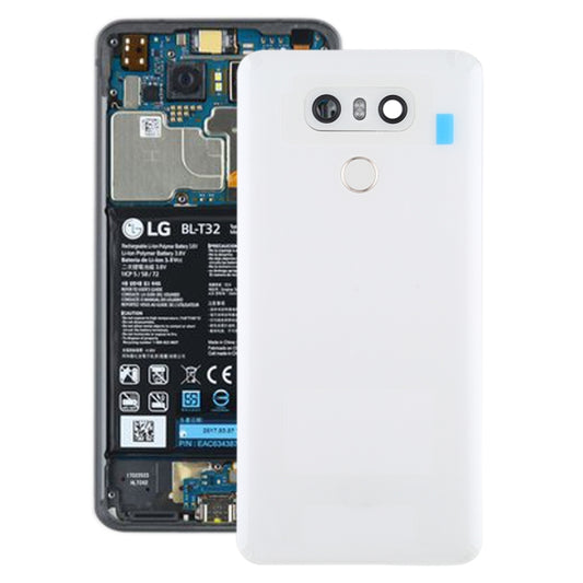 Battery Back Cover with Camera Lens & Fingerprint Sensor for LG G6 / H870 / H870DS / H872 / LS993 / VS998 / US997, For LG G6 with Camera Lens, For LG G6