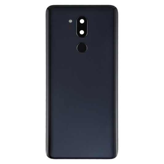 Cache batterie avec lentille de caméra et capteur d'empreintes digitales pour LG G7 ThinQ / G710 / G710EM / G710PM / G710VMP, Pour LG G7 ThinQ
