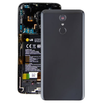 Battery Back Cover with Camera Lens Frame & Fingerprint Sensor for LG Q7 / Q7+, For LG Q7, For LG Q7 (Purple)