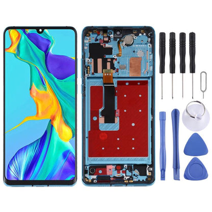 Écran LCD et numériseur complet avec cadre pour Huawei P30 Pro, pour Huawei P30 Pro avec cadre, pour Huawei P30 Pro (Breathing Crystal), pour Huawei P30 Pro (Twilight)