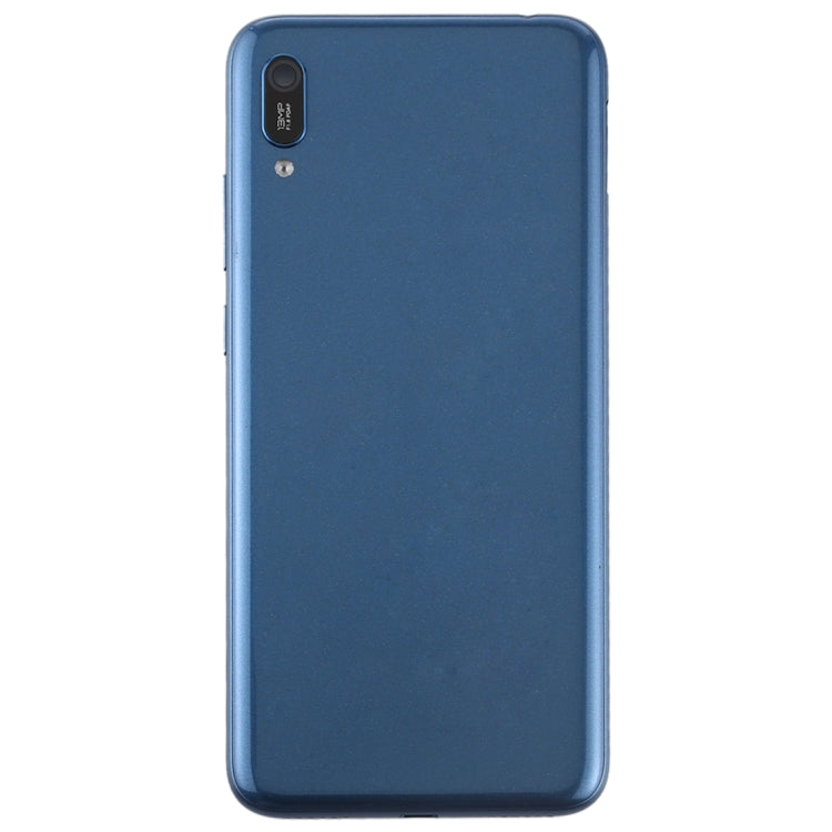 Cache batterie avec cadre d'objectif d'appareil photo et boutons latéraux pour Huawei Enjoy 9e, Pour Huawei Enjoy 9e, Pour Enjoy 9e (Café)