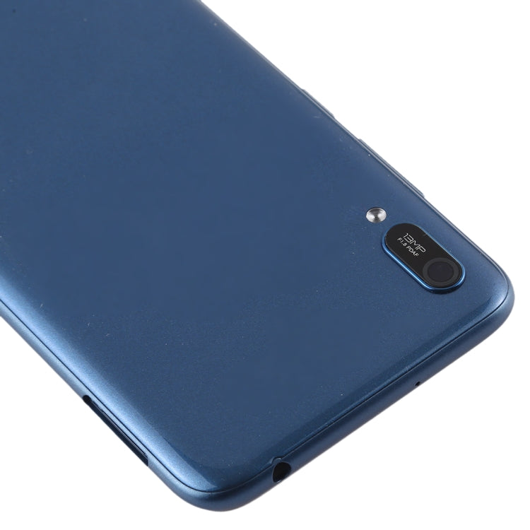 Cache batterie avec cadre d'objectif d'appareil photo et boutons latéraux pour Huawei Enjoy 9e, Pour Huawei Enjoy 9e, Pour Enjoy 9e (Café)