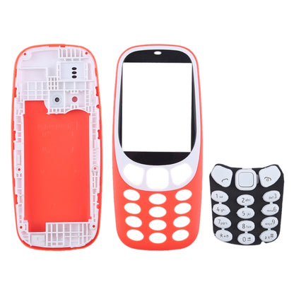 Full Assembly Housing Cover with Keyboard for Nokia 3310, For  3310(Grey), For Nokia 3310