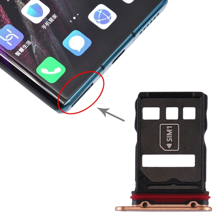 صينية بطاقة SIM الأصلية + صينية بطاقة NM لهاتف Huawei Mate 30 Pro، لهاتف Huawei Mate 30 Pro، لهاتف Mate 30 Pro